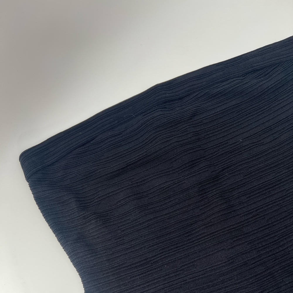 Cos Textured Knit Black Bandeau Top - Picture 3 of 6